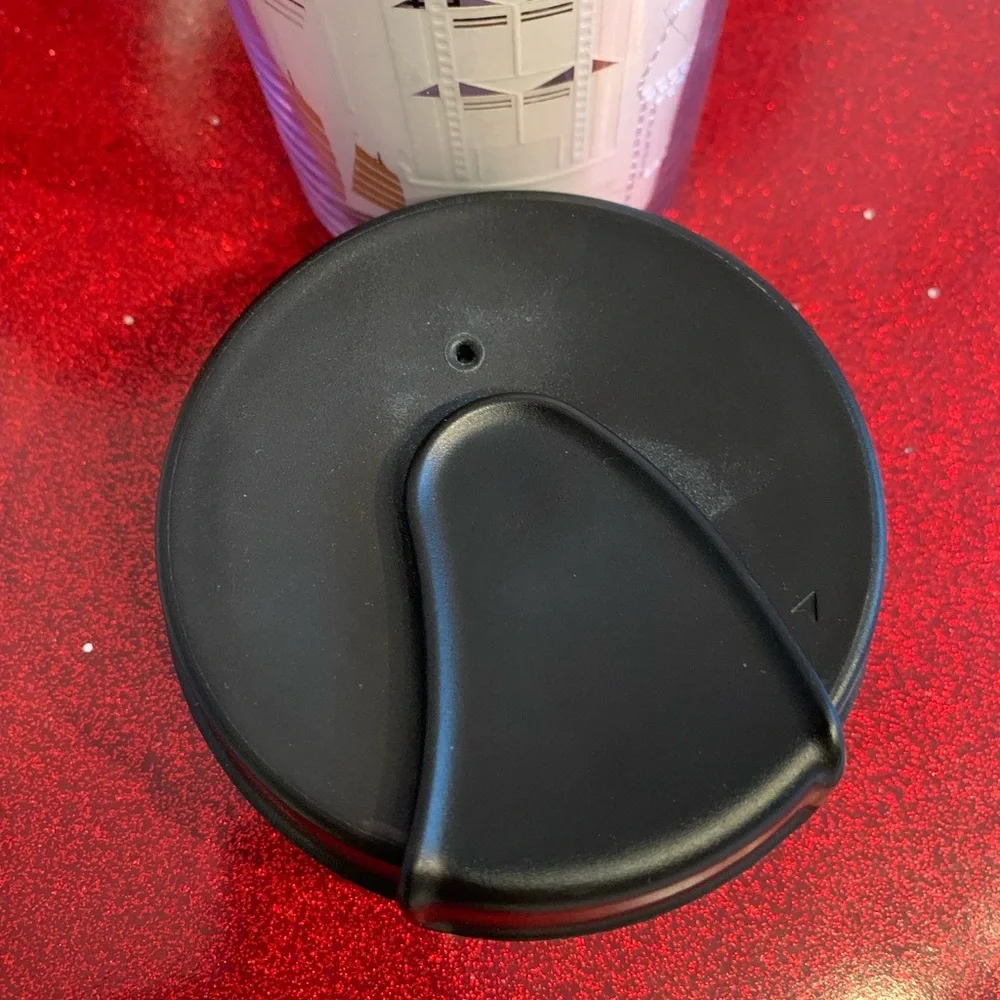 STARBUCKS Hong Kong 16 oz plastic Travel tumbler with swivel lid closure NWOT - Picture 8 of 8